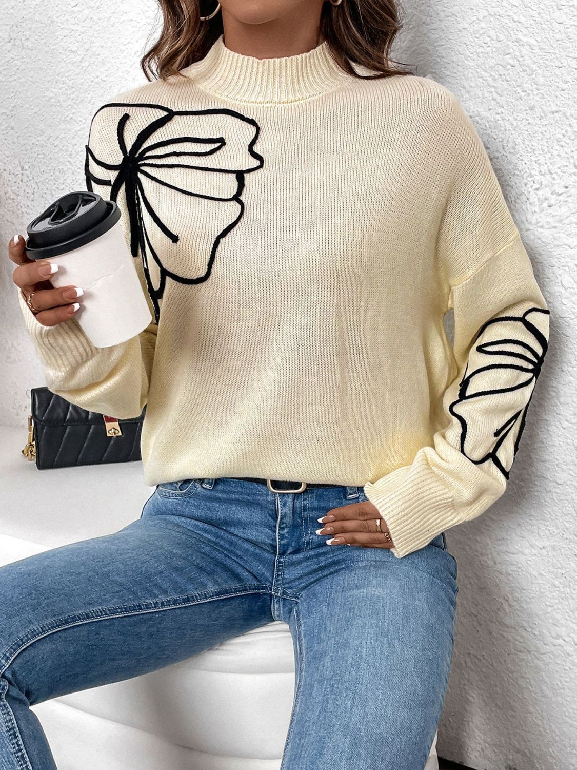 Gracefully Designed Sweater