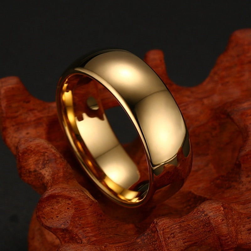 Minimal Titanium Steel Ring