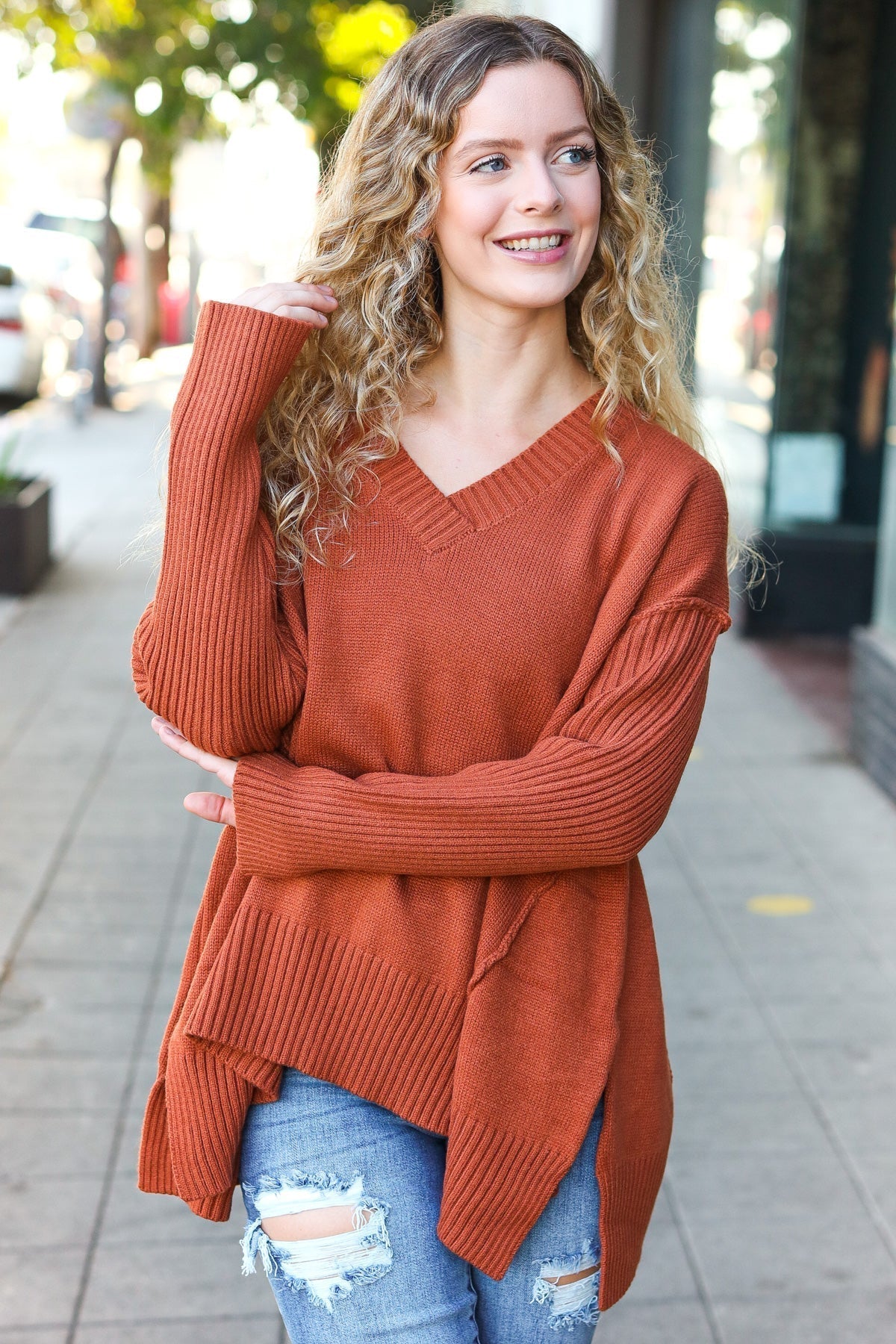 Gracefully Designed Sweater