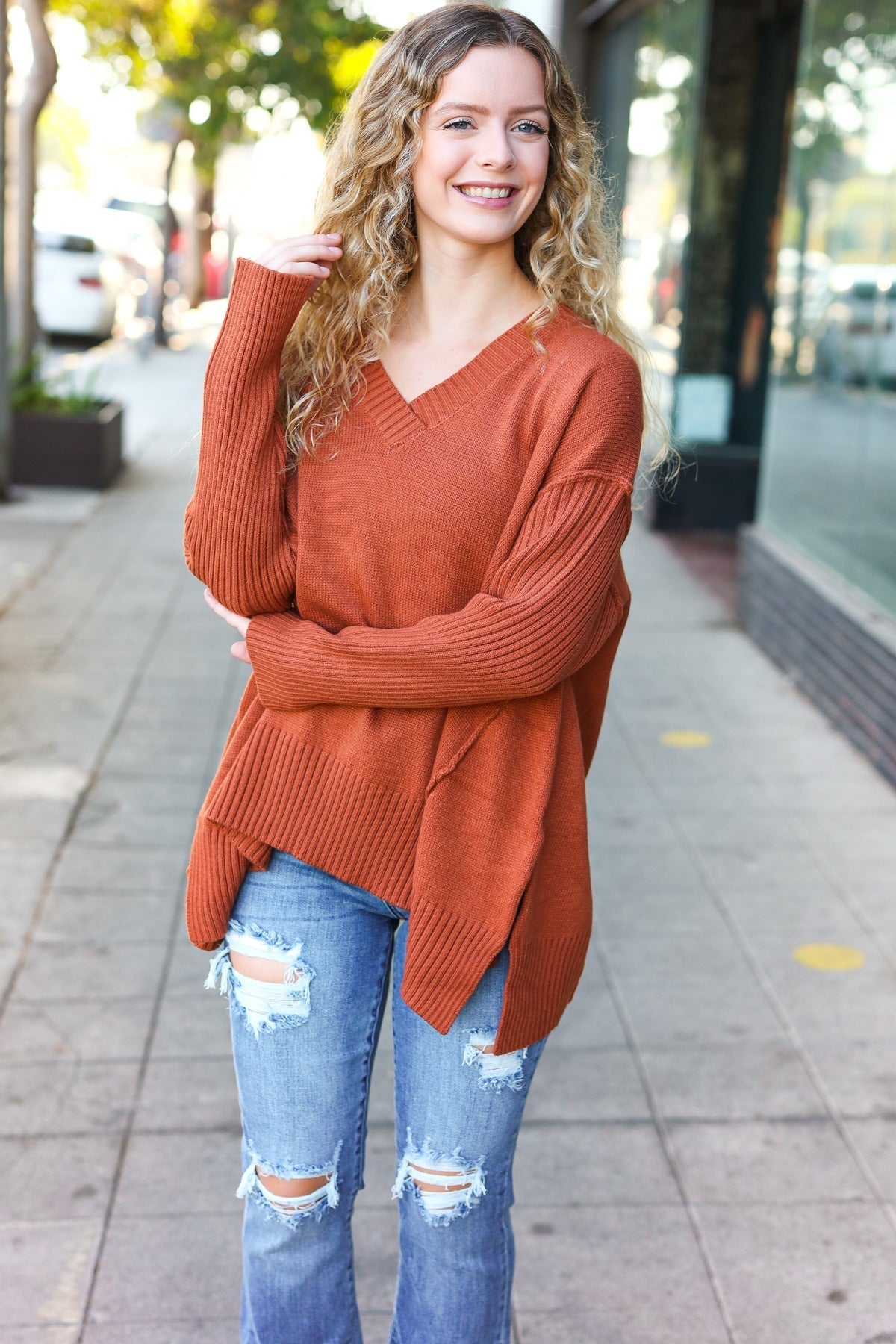 Gracefully Designed Sweater