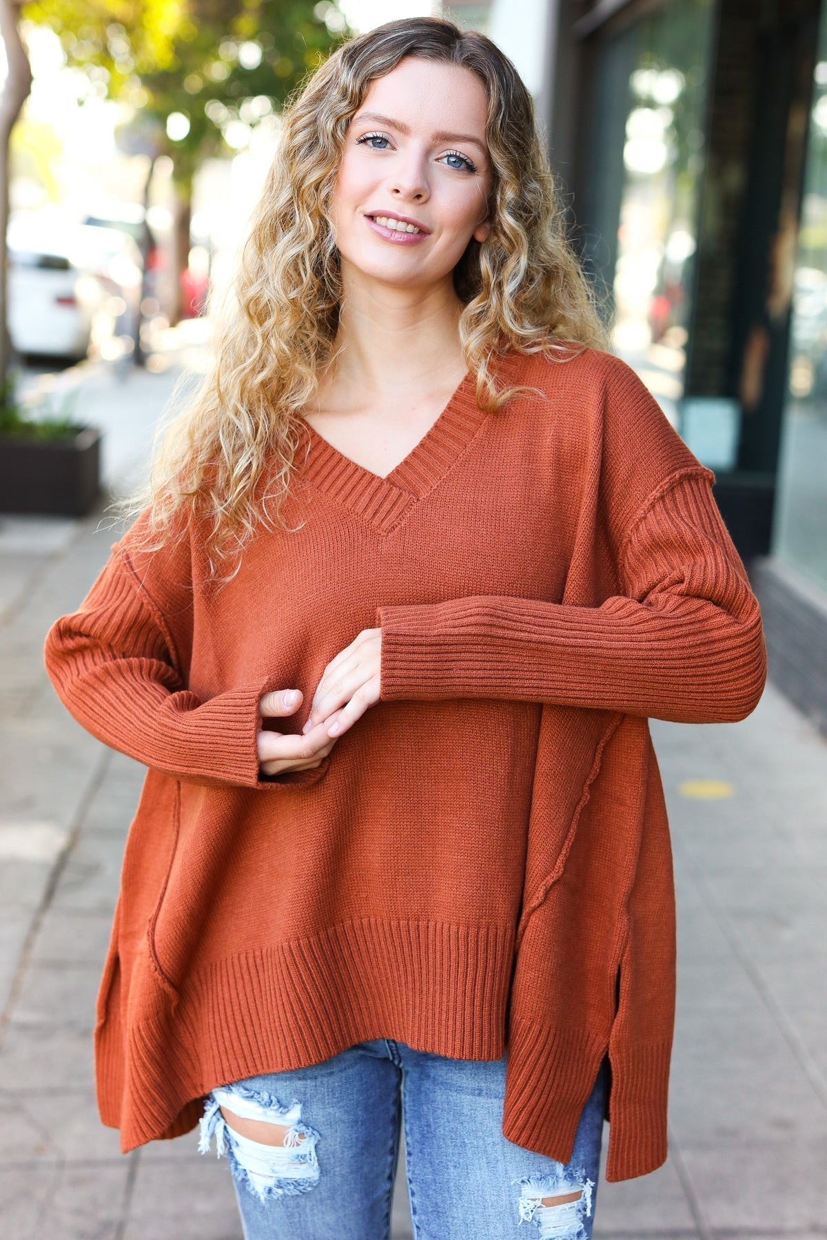 Gracefully Designed Sweater