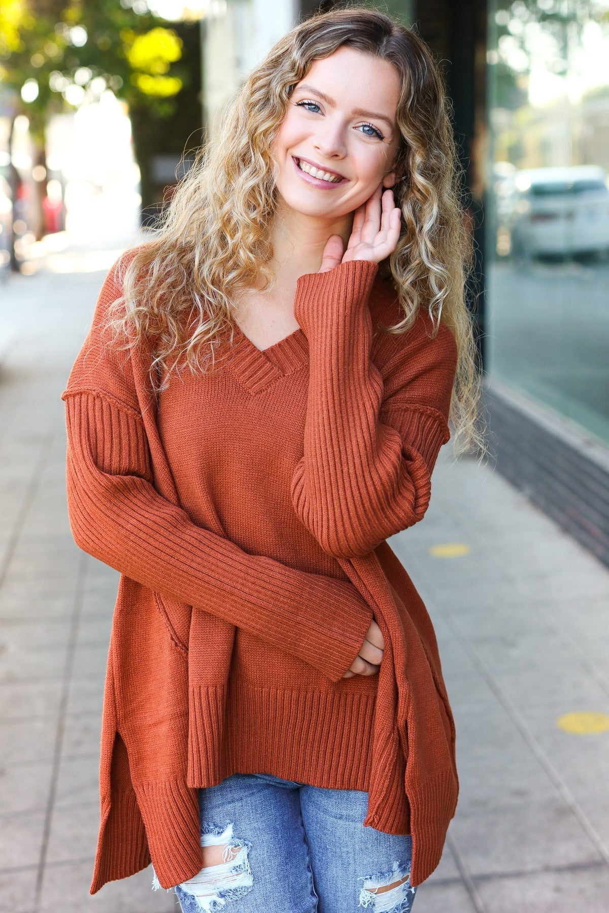 Gracefully Designed Sweater