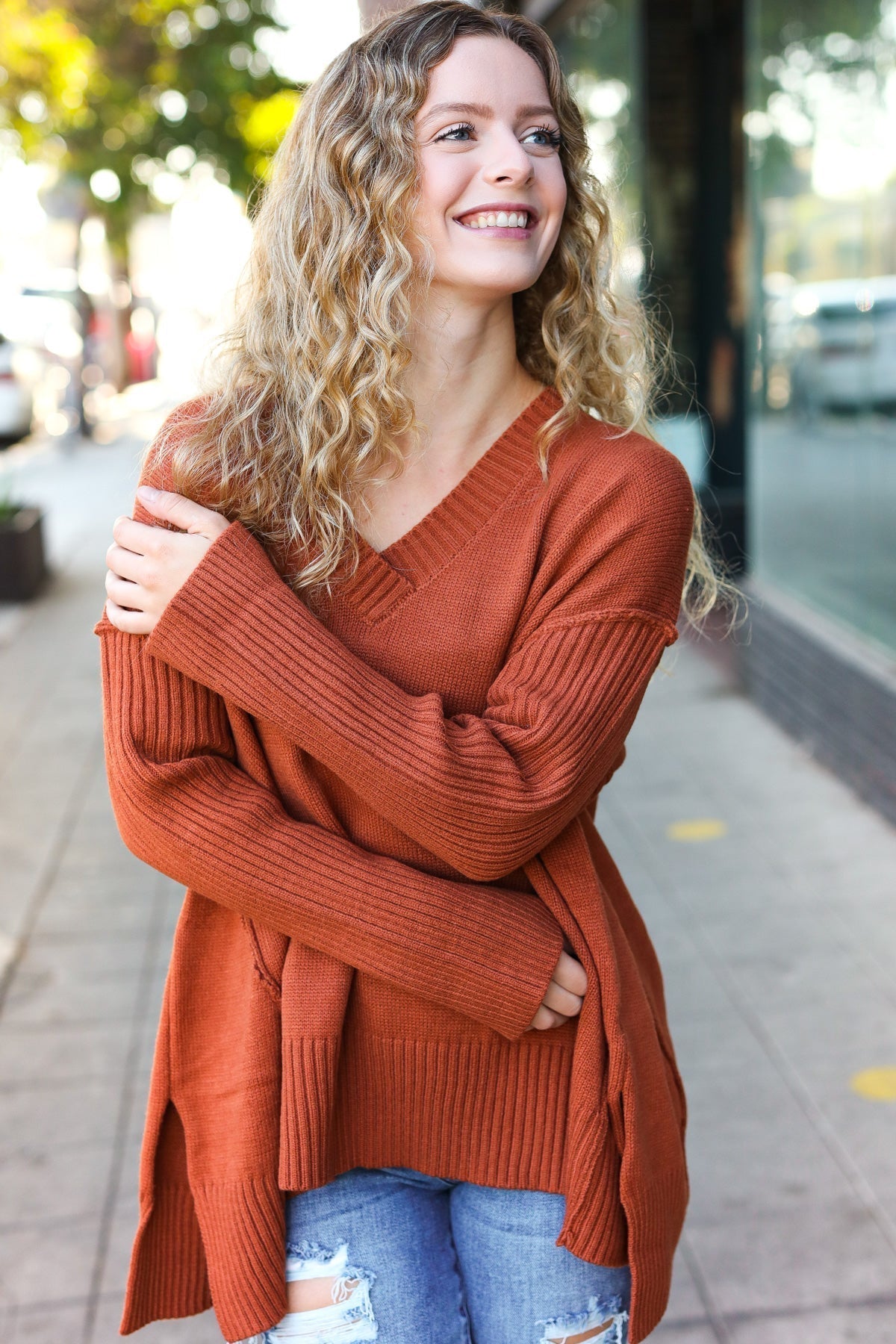 Gracefully Designed Sweater