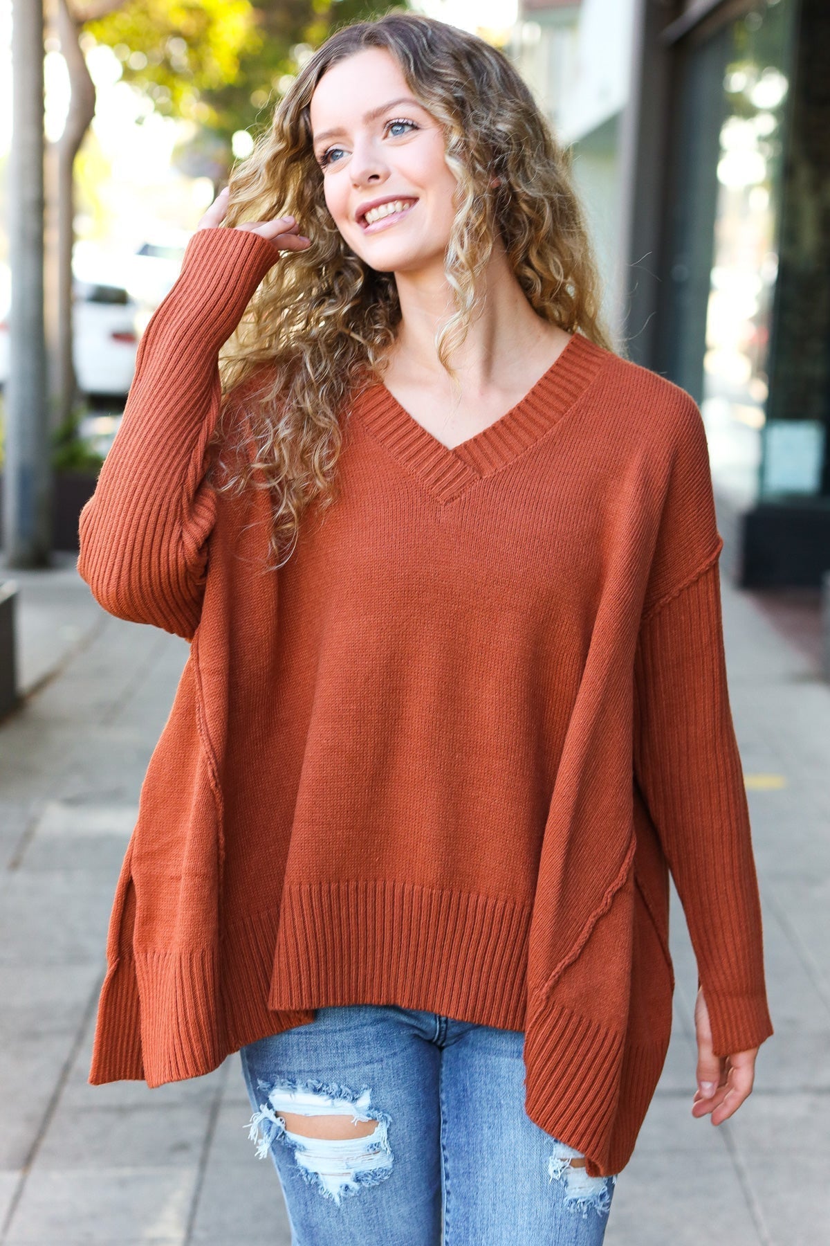 Gracefully Designed Sweater