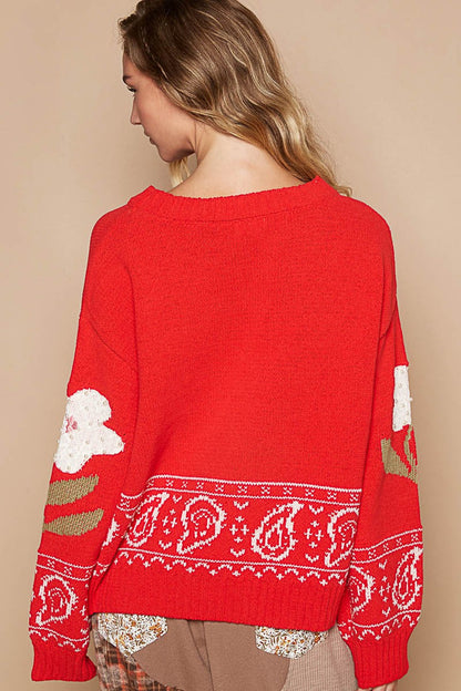 Gracefully Designed Sweater
