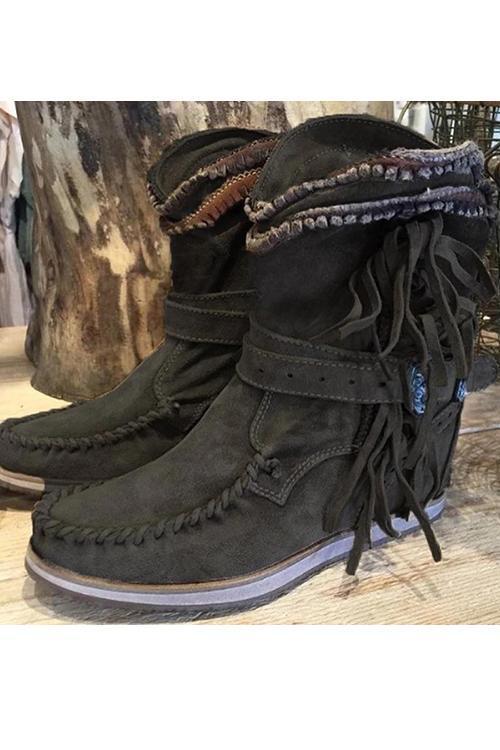 Vintage Inspired Orthopedic Boots