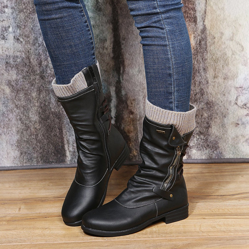 Chic Orthopedic Boots with Unique Design