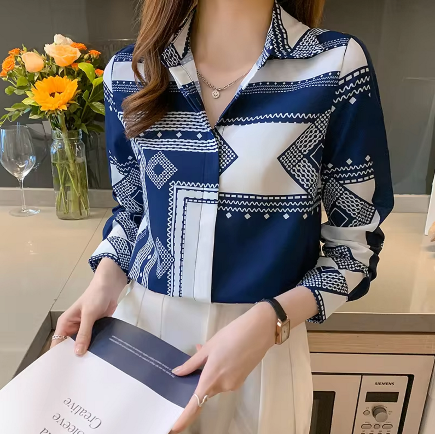 Timeless Vintage Style Blouse