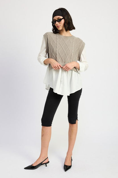 Gracefully Designed Sweater