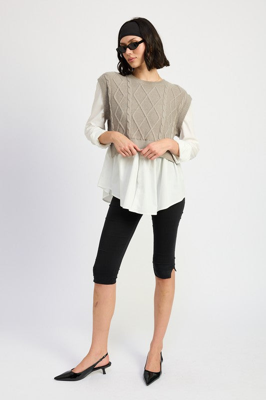 Gracefully Designed Sweater