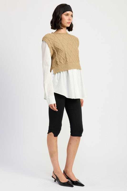 Gracefully Designed Sweater