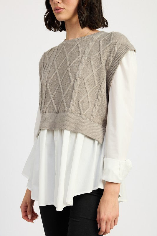 Gracefully Designed Sweater