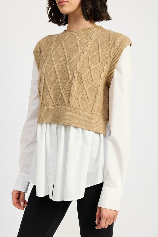 Gracefully Designed Sweater