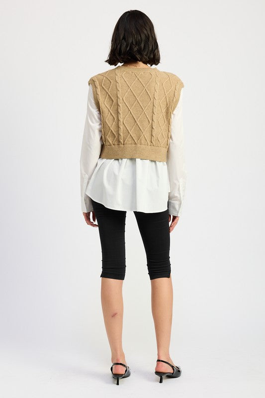 Gracefully Designed Sweater