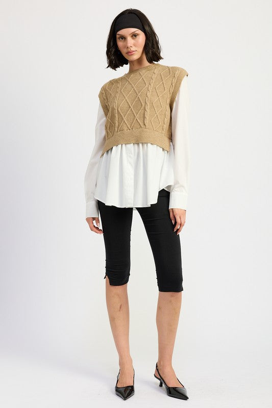 Gracefully Designed Sweater