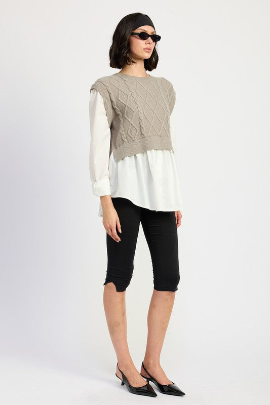 Gracefully Designed Sweater