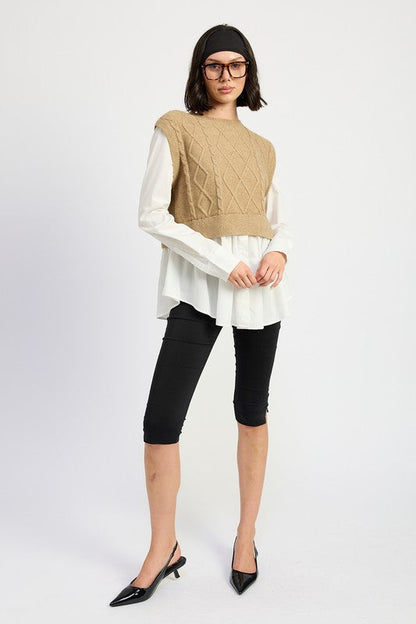 Gracefully Designed Sweater
