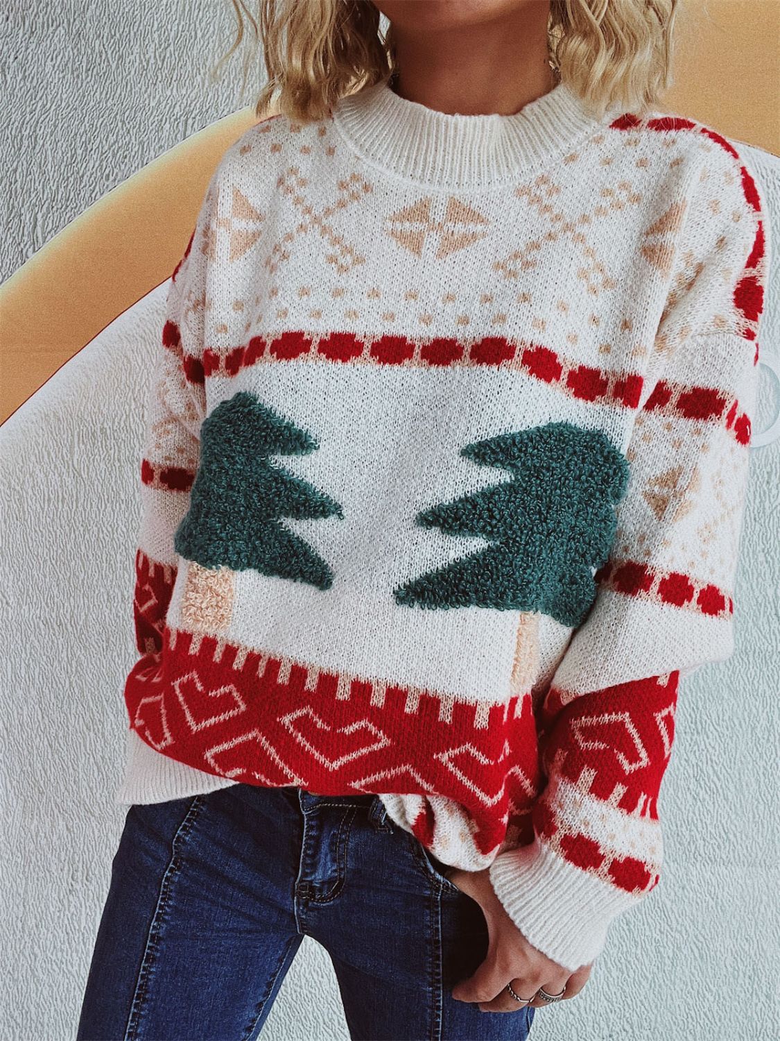 Gracefully Designed Sweater