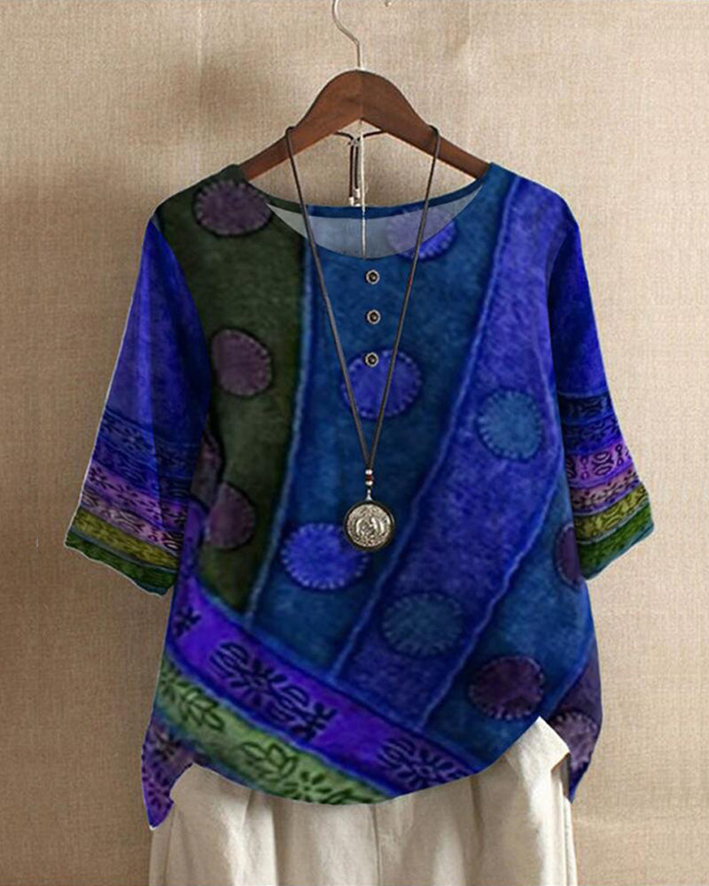 Timeless Vintage Style Blouse