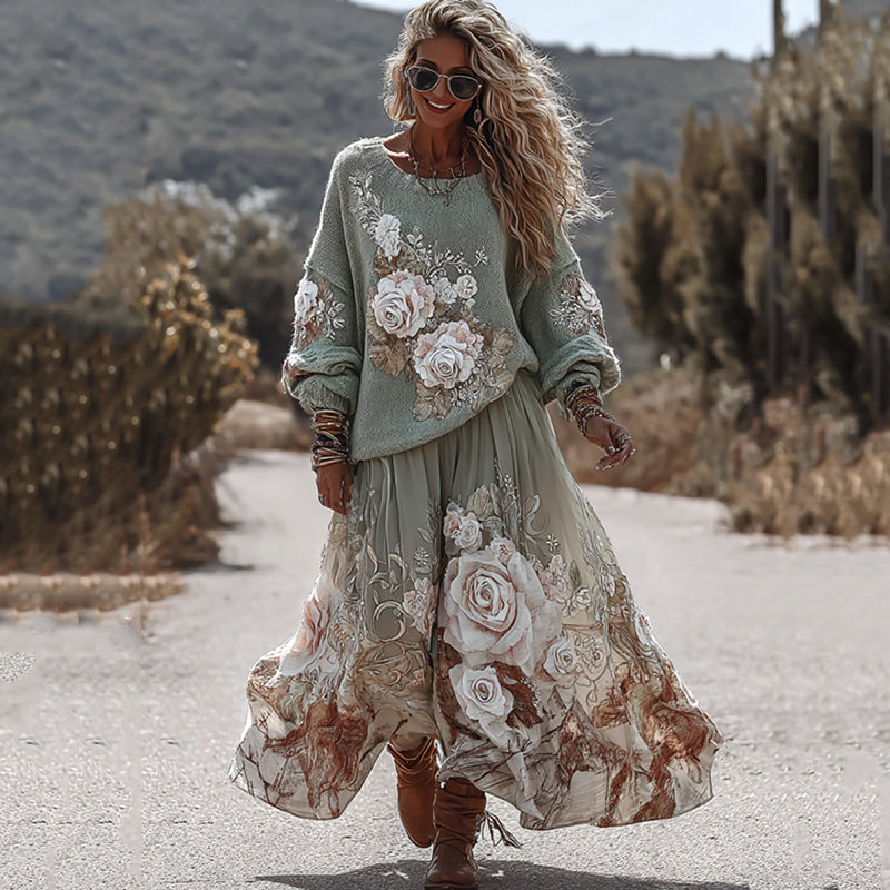 Gracefully Designed Sweater