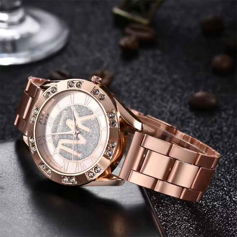 Prestige Gold Bracelet Quartz Watch Tvklogo Edition