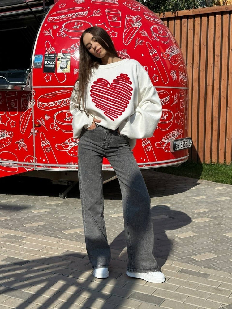 Gracefully Designed Sweater