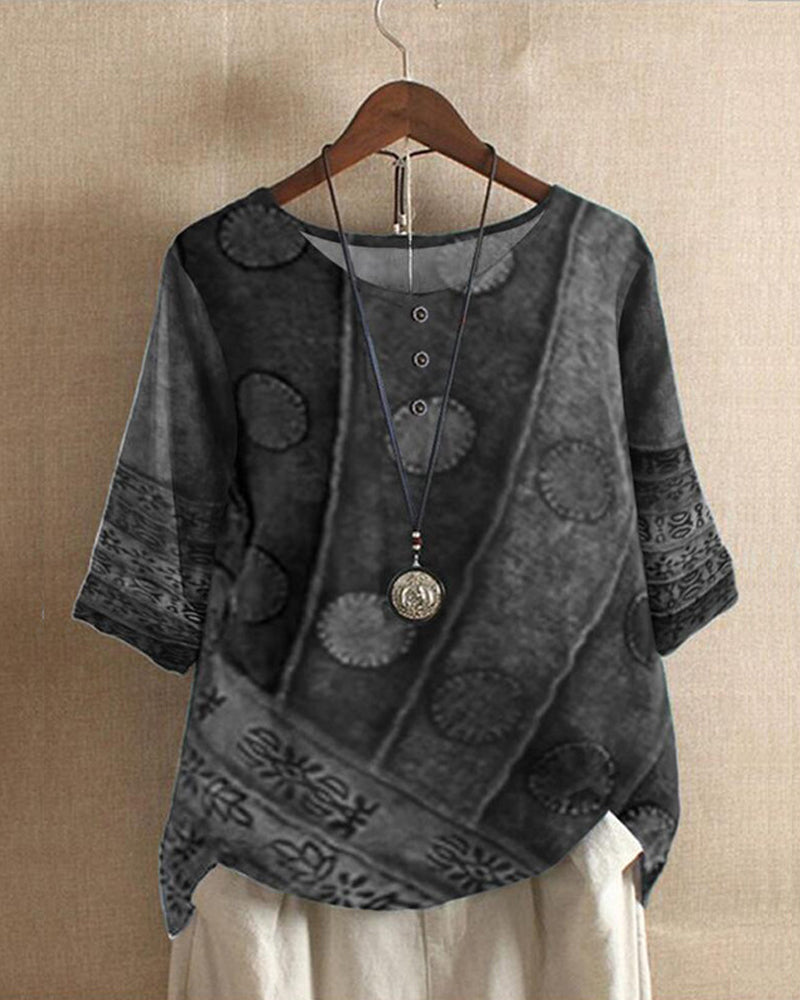 Timeless Vintage Style Blouse