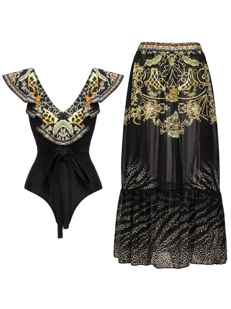 Umbrella Skirt Suit