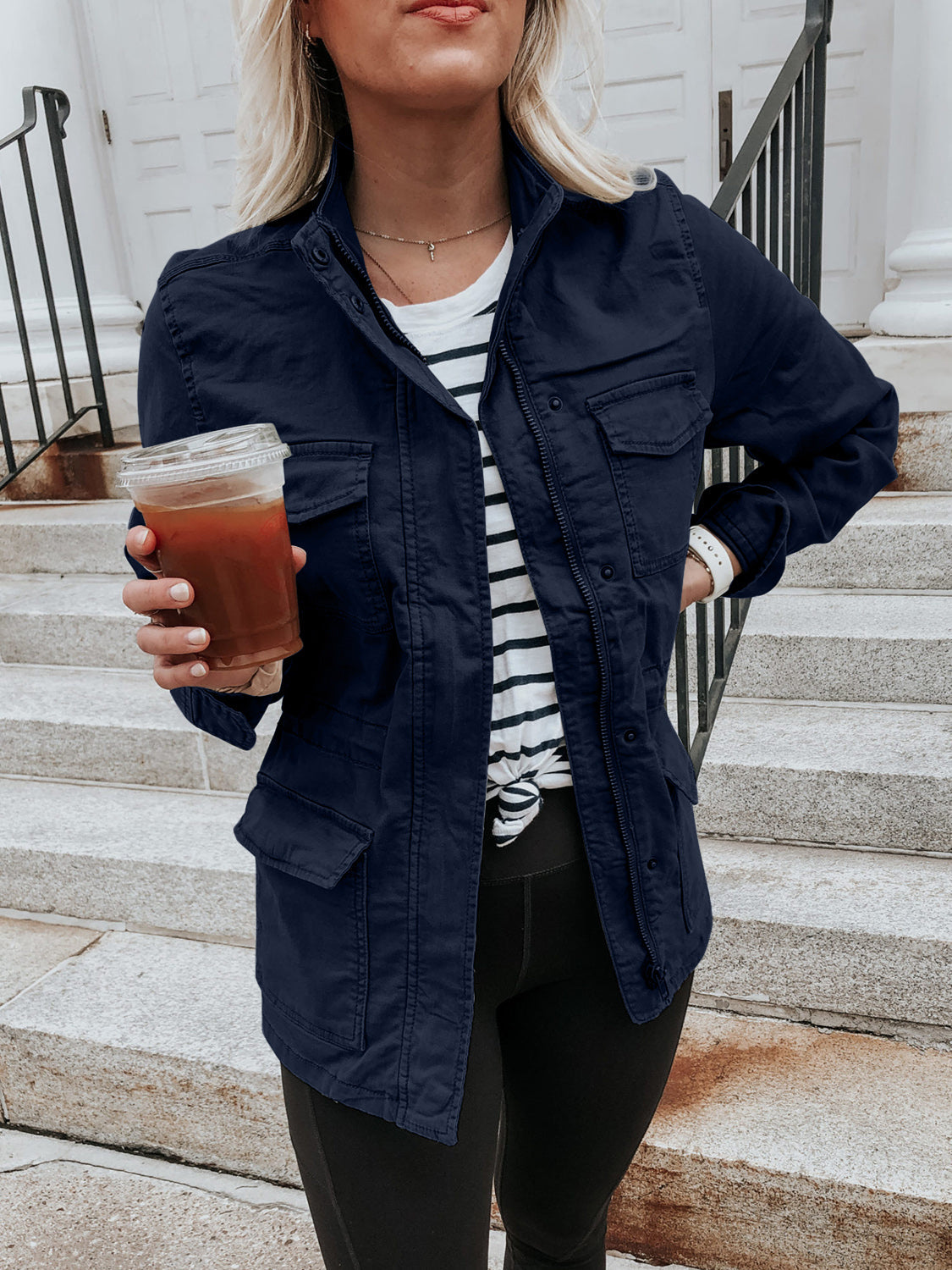 Dark navy blue