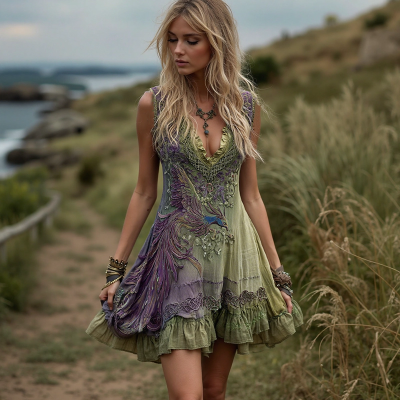 Purple green
