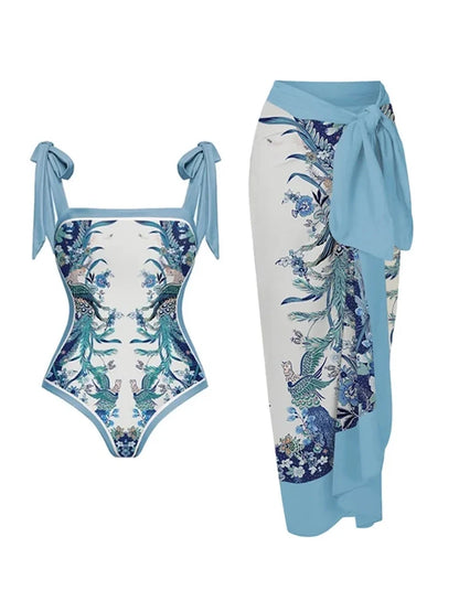 Wrap Skirt Set