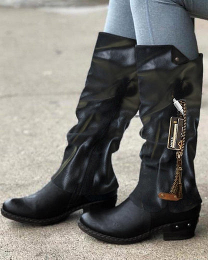 Chic Orthopedic Boots with Unique Design