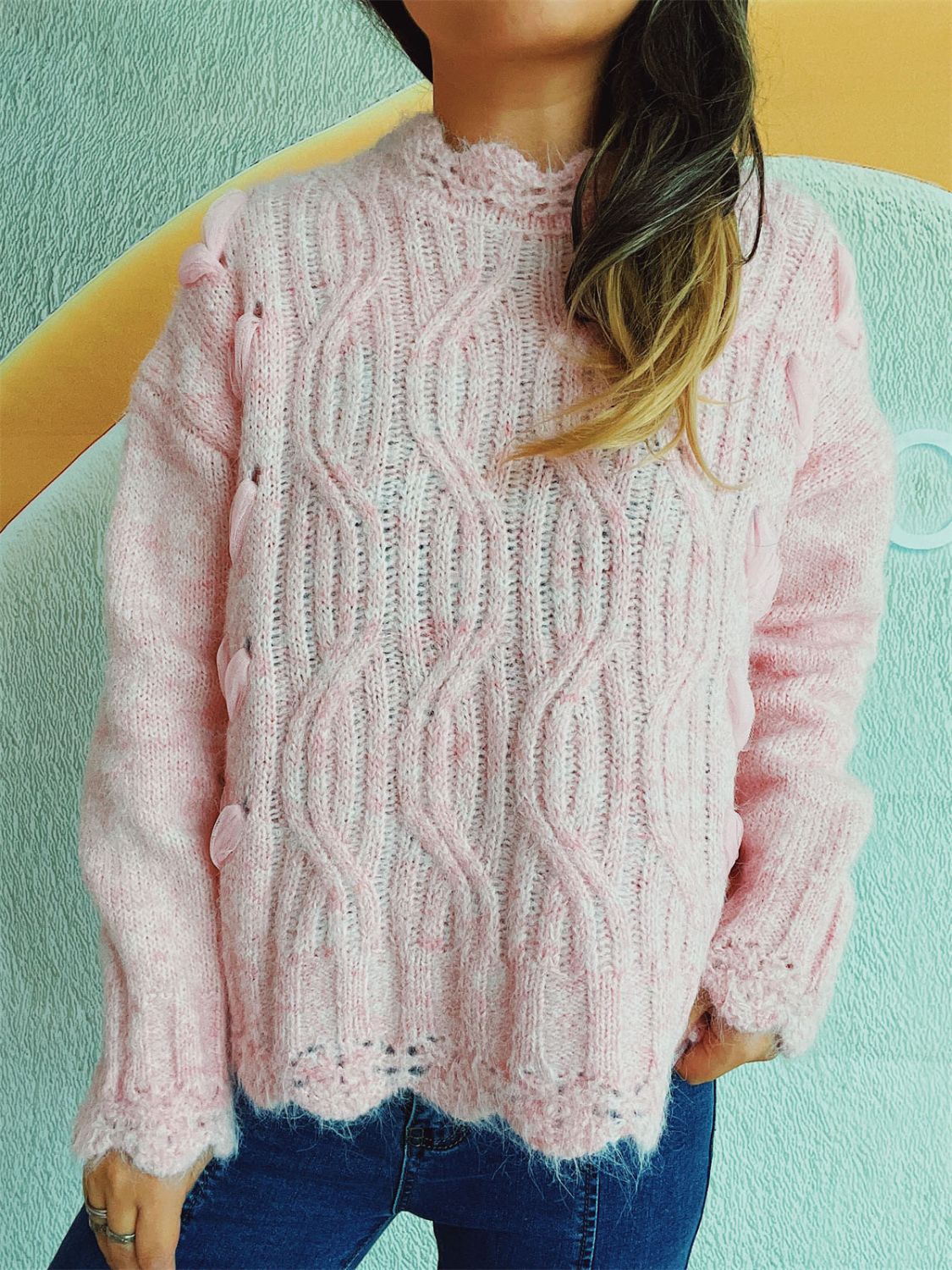 Gracefully Designed Sweater