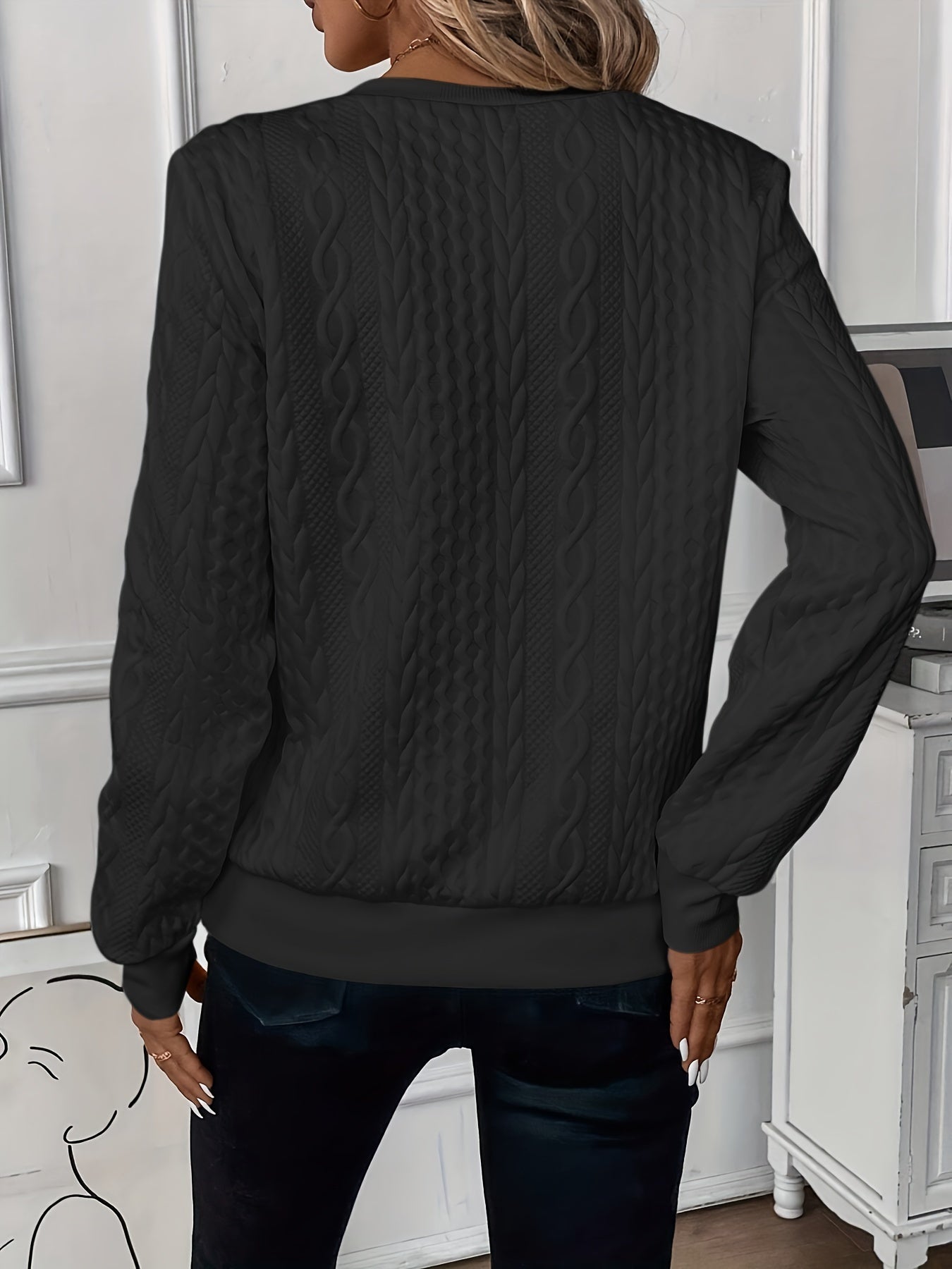 Gracefully Designed Sweater