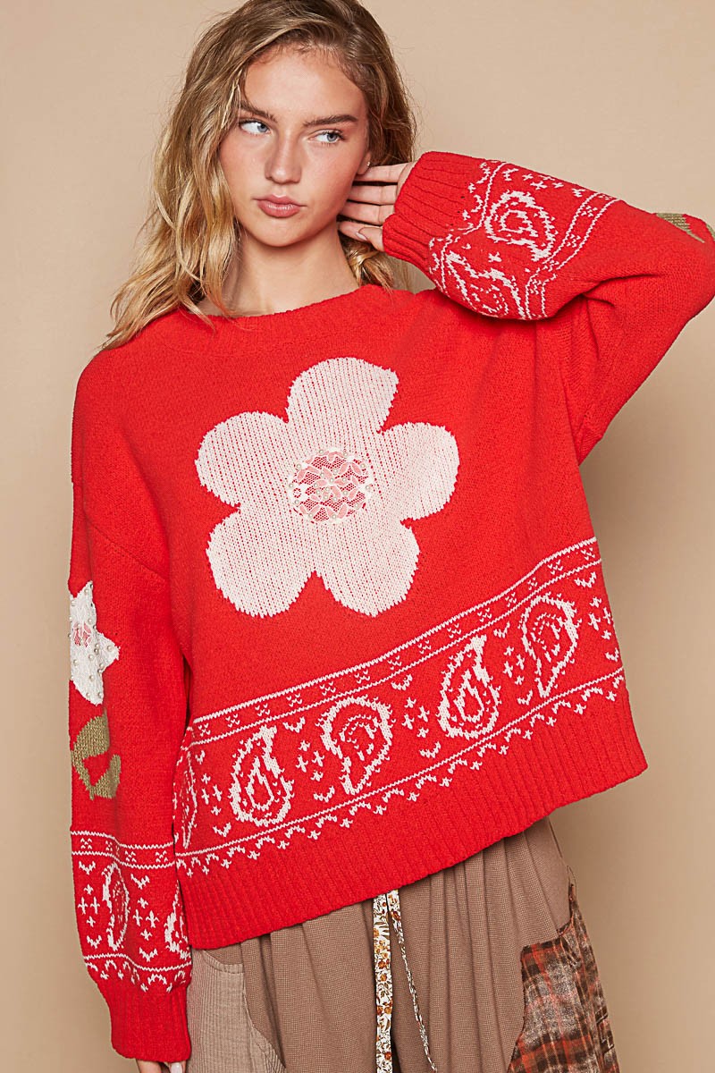 Gracefully Designed Sweater