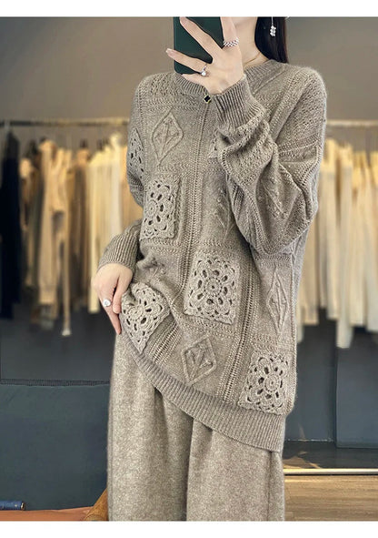 Gracefully Designed Sweater