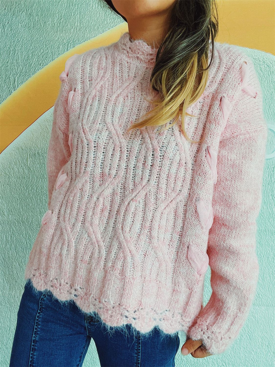 Gracefully Designed Sweater