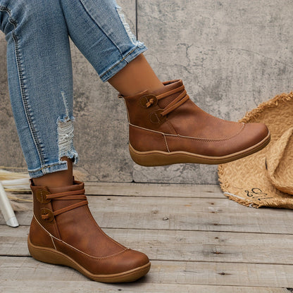 Vintage Inspired Orthopedic Boots