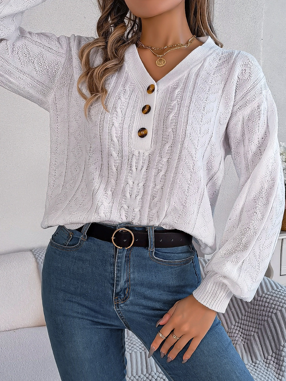Gracefully Designed Sweater