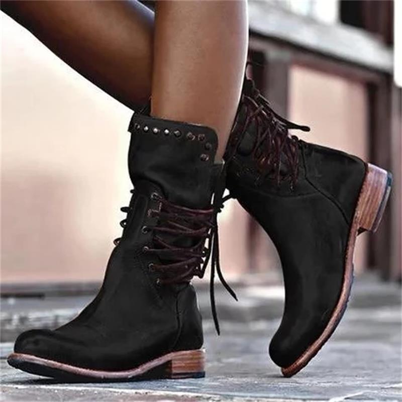 Vintage Inspired Orthopedic Boots