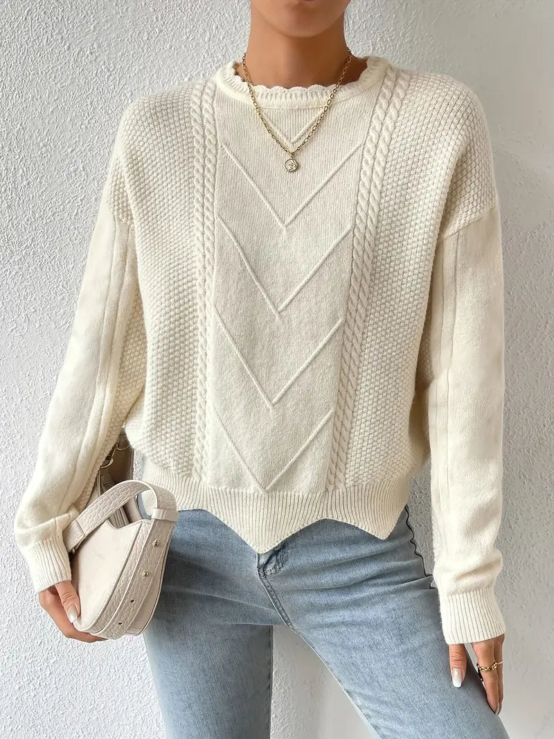 Gracefully Designed Sweater