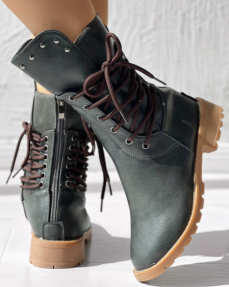 Vintage Inspired Orthopedic Boots