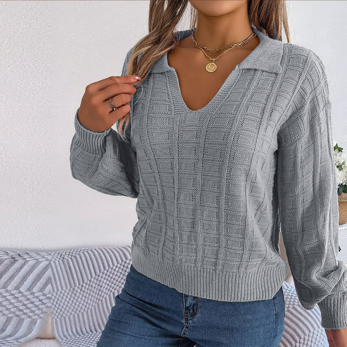 Gracefully Designed Sweater