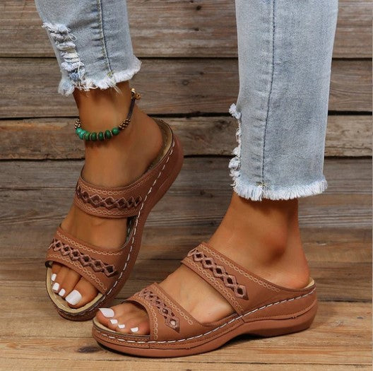 Vintage Inspired Orthopedic Sandals
