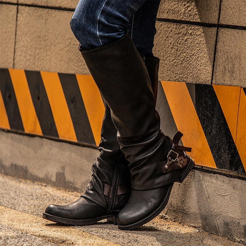 Classic Orthopedic Boots with Timeless Style