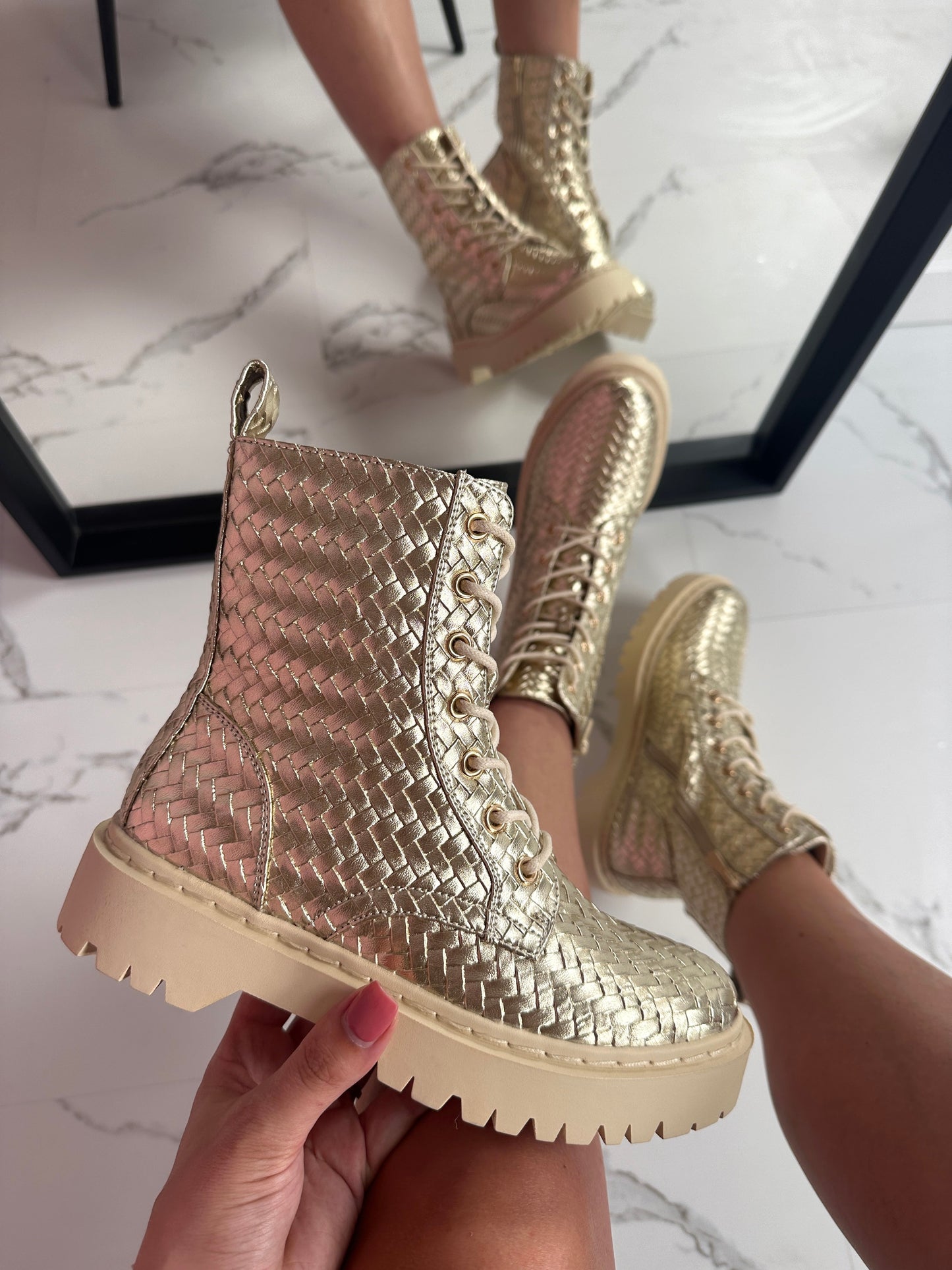 Vintage Inspired Orthopedic Boots