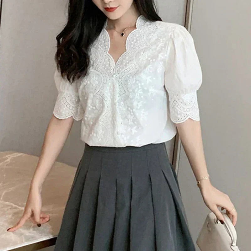 Timeless Vintage Style Blouse