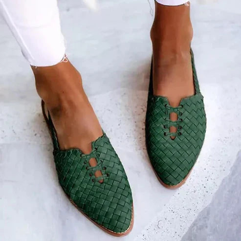 Classic Orthopedic Flats with Timeless Style