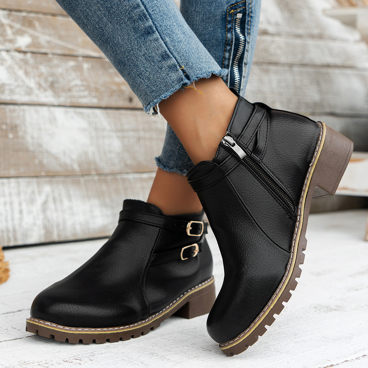 Classic Orthopedic Boots with Timeless Style
