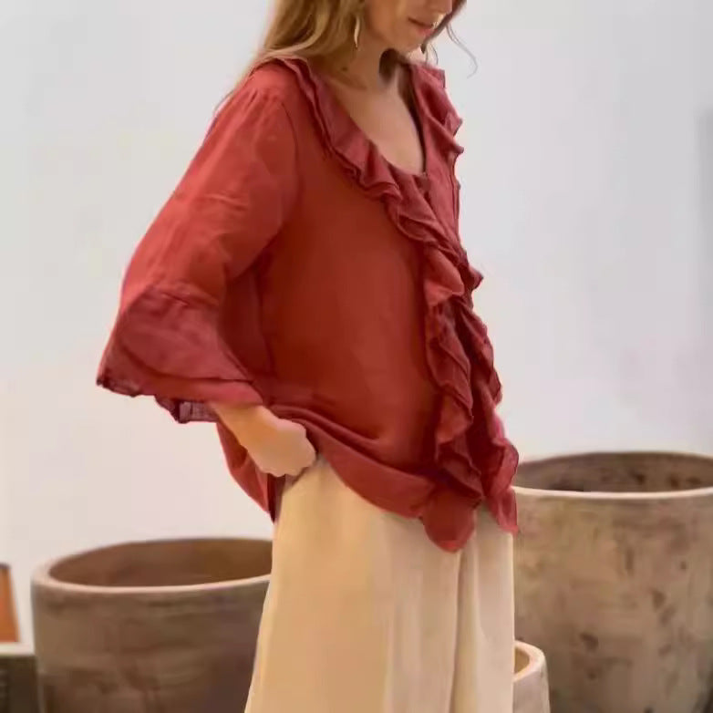 Timeless Vintage Style Blouse